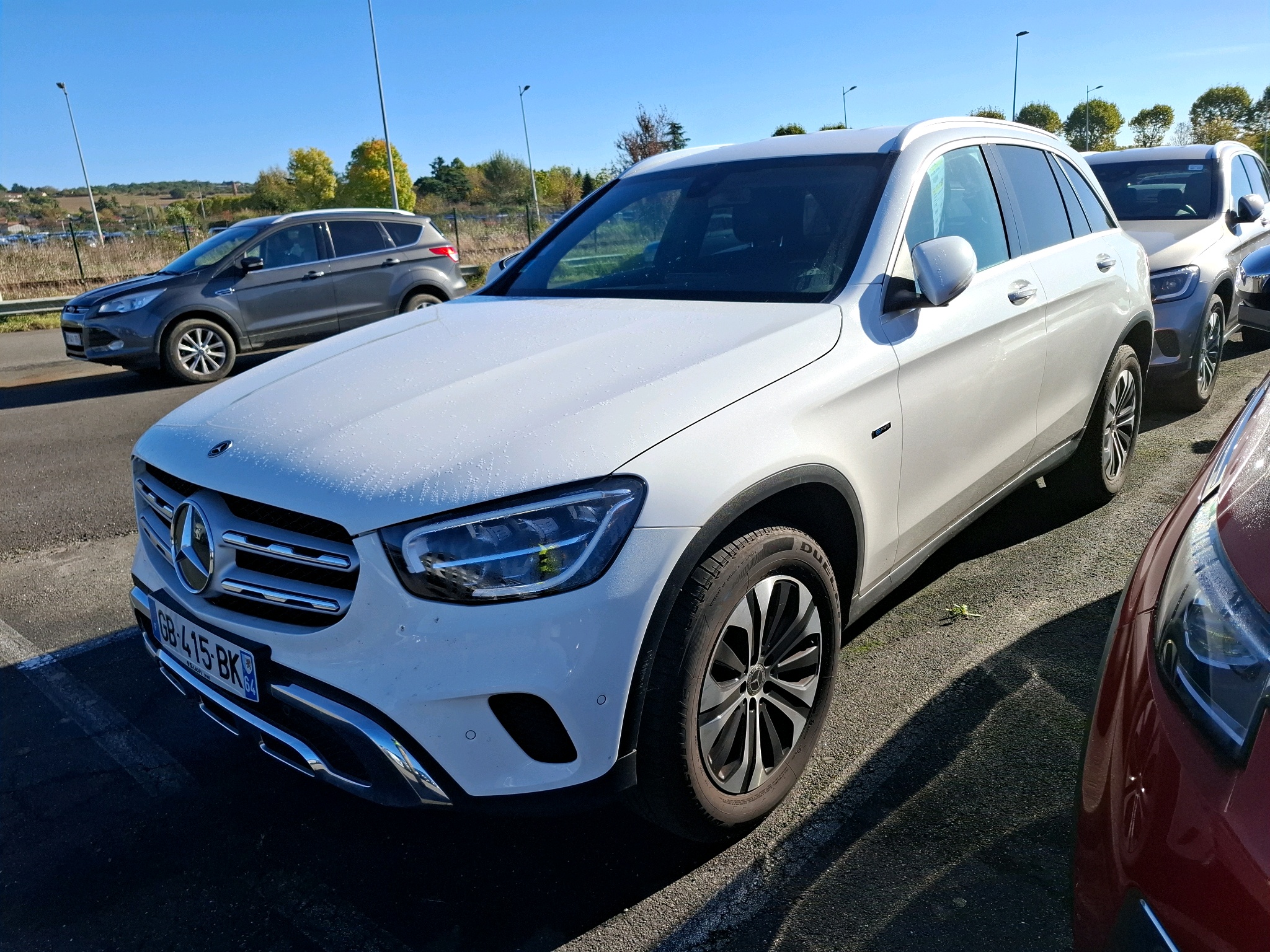 MERCEDES BENZ GLC 2.0 GLC 300 DE BUSINESS LINE 4MATIC 2021 Blanc Polaire