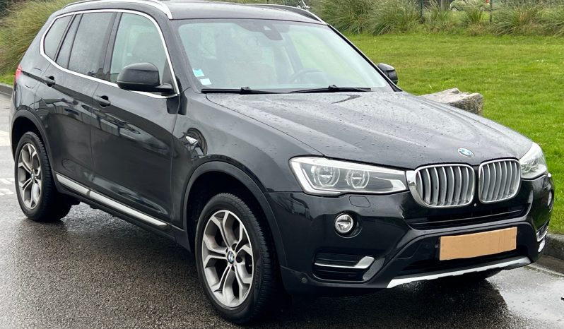 BMW X3 Xline xDrive 2.0 d 190cv Boite auto 99350 Km Noir Toit Ouvrant complet